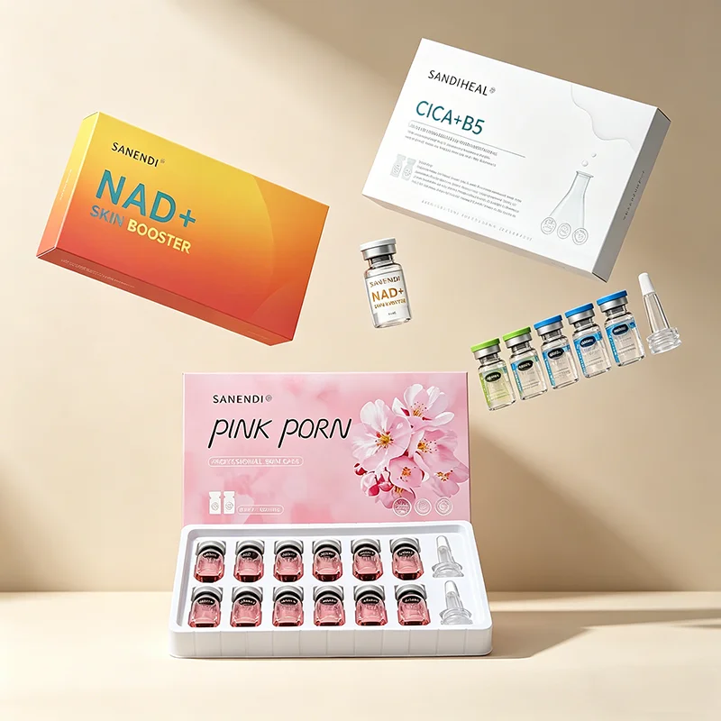 Kit de Ampolas Premium para Cuidados com a Pele - Essência de Beleza Hidratante e Revitalizante Multi-Efeito