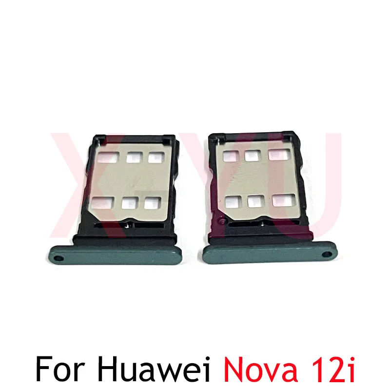 For Huawei Nova 12i 12 Pro Ultra SIM Card Tray Holder Slot Adapter Replacement Repair Parts