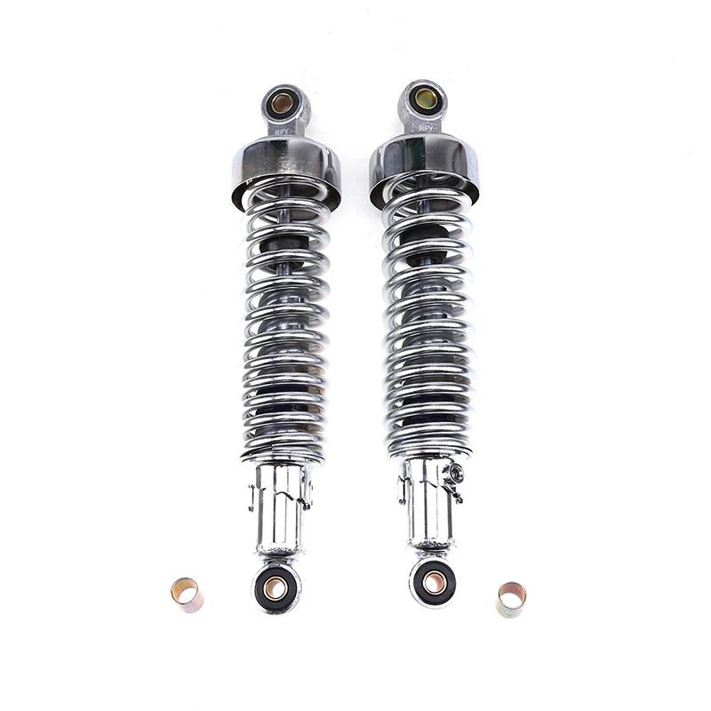 Universal 310mm Motorcycle Rear Shock Absorber Chrome Suspension Damper for Honda Yamaha Suzuki Scooter Dirt Pit Bike ATV