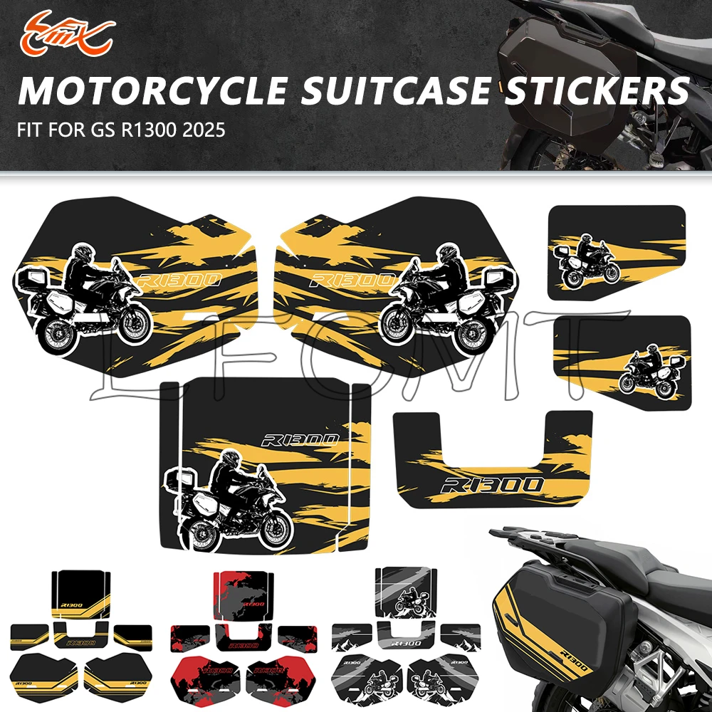 

Motorcycle VARIO Luggage Cases Decals Kit Middle Side Suitcase Stickers Fit for R1300GS R 1300 GS 1300GS GS1300 2023 2024 2025