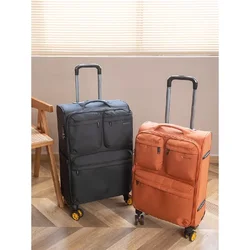 Oxford Large Rolling Bagagem Bag, Mala, Trolley Case, emparelhado com uma cabine de computador de negócios, 20 