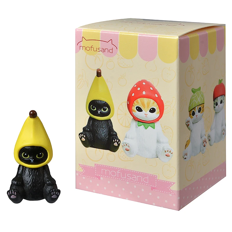 Mofusand Hai Katze Blind Box Obst Tier Niedliche Minifiguren Anime Ornamente Puppen Fans Kinderspielzeug Modell Weihnachten Geburtstagsgeschenke – Detail 21