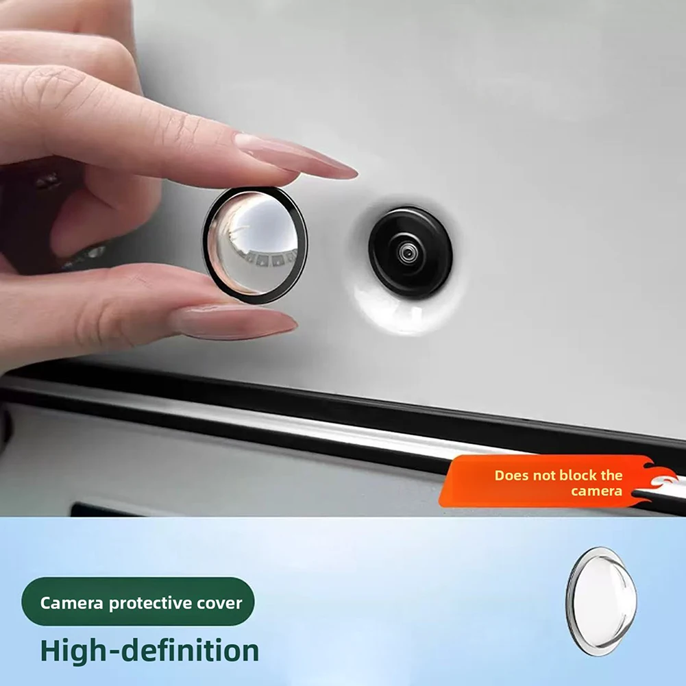 Car Camera Lens Protector 360 Panoramic Camera Rain-Shield Cover Cover Ultra-Hd Clarity Without Image Distortion Gadgets