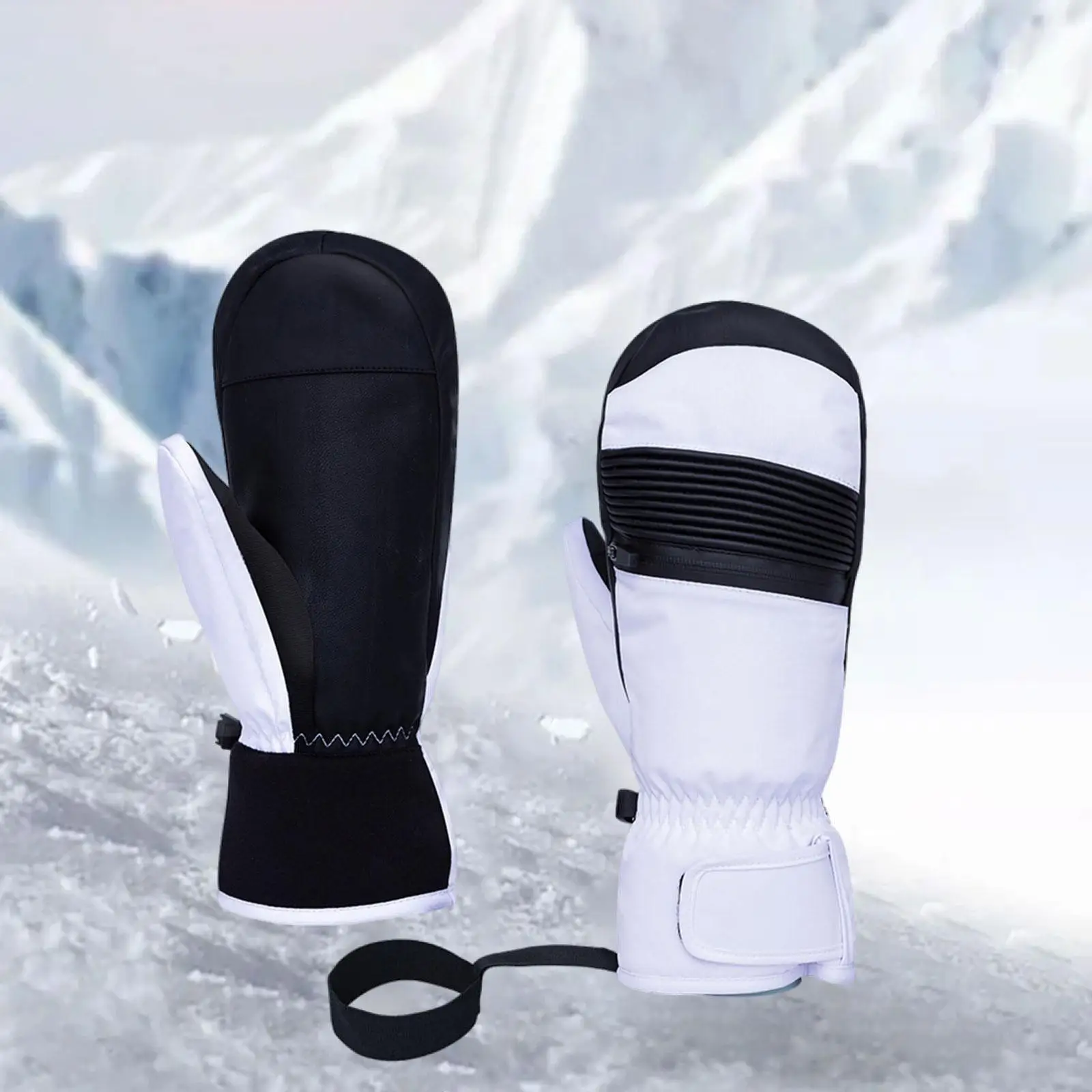 Cold Weather Winter Gloves Waterproof Windproof Thermal Insulation Ski Mittens for Adults Men Women Multipurpose Snowboarding