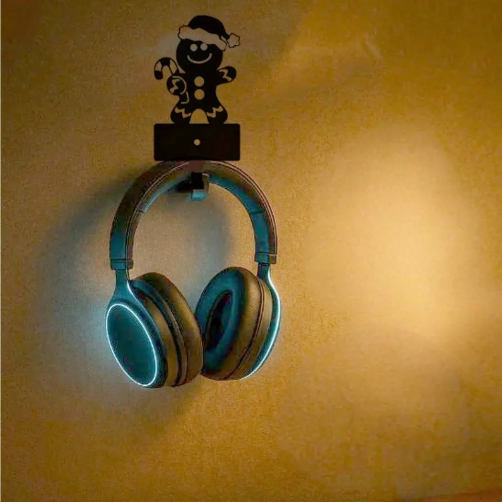 Gantungan Kunci Manusia Roti Jahe yang Menggemaskan - Gantungan Dinding 5-Kait dengan Cincin Handuk, Penata Ruang Masuk dan Lorong