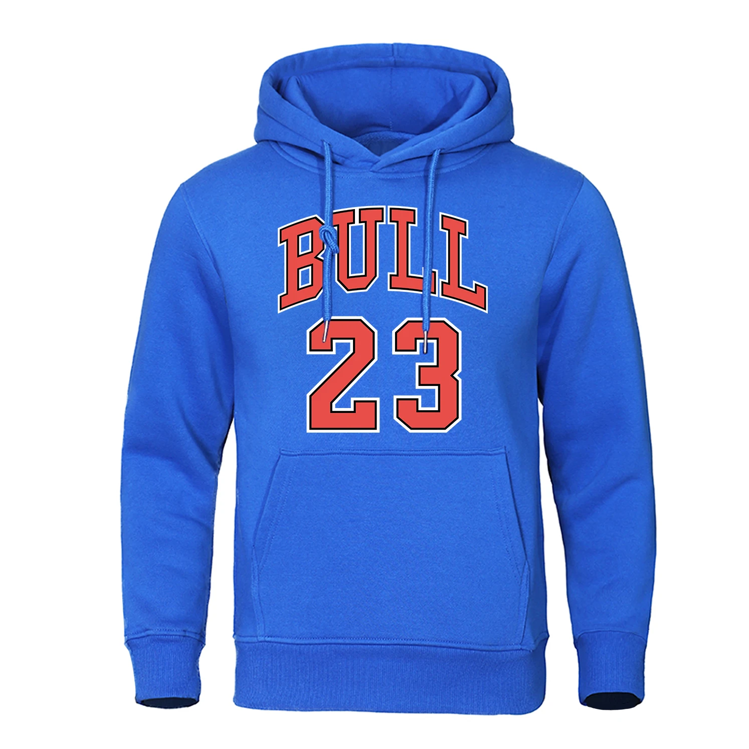 Bull 23 jersey with alphanumeric pattern, street wear, men's round neck pullover, hooded sweatshirt, hip-hop wool, street wear,