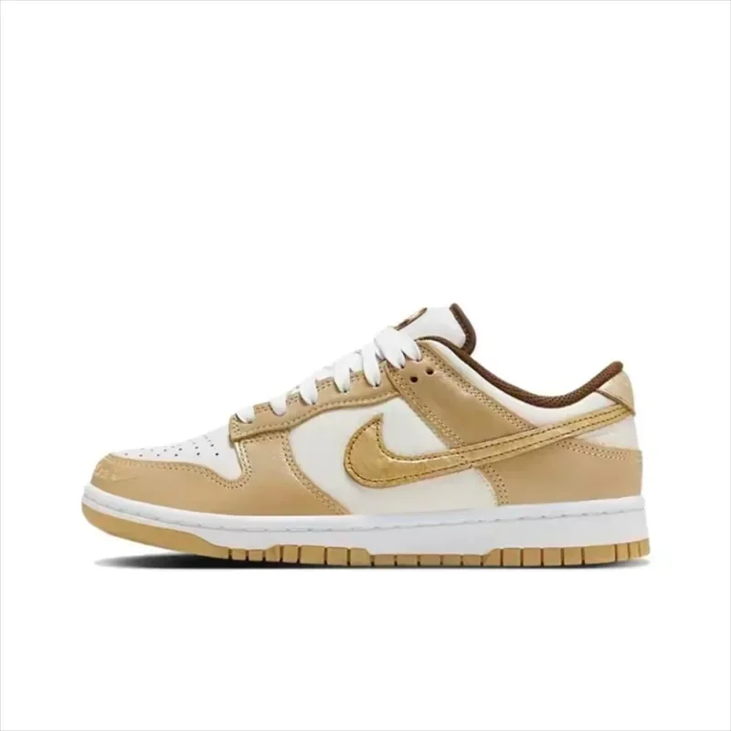 

Nike Dunk Светло-желтые белые низкие классические повседневные женские туфли для досок Уличные повседневные кроссовки HM3695-071