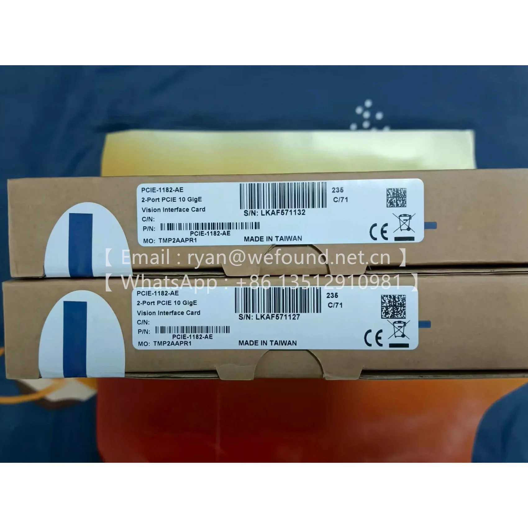PCIE-1182  PCIE-1182-AE  2-port PCI Express 10 GigE Vision Frame  Grabber PCIE-1181