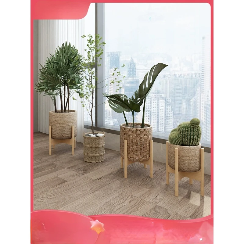 

Simple flower stand, living room, floor-to-ceiling large flower pot support stand, balcony plant placement rack, bracket,