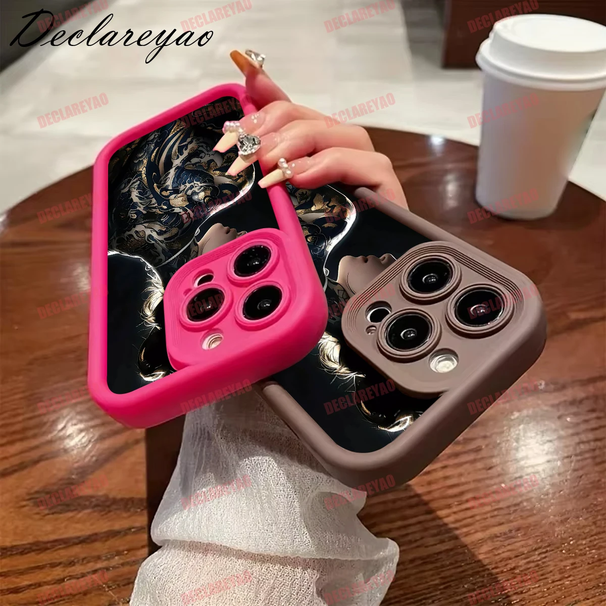 DECLAREYAO لينة ضوء سليم ماتي بولي يوريثان يغطي لسامسونج غالاكسي A20 A13 A71 A04E A35 A03S A14 A05 F12 A73 حافظة مقاومة للصدمات