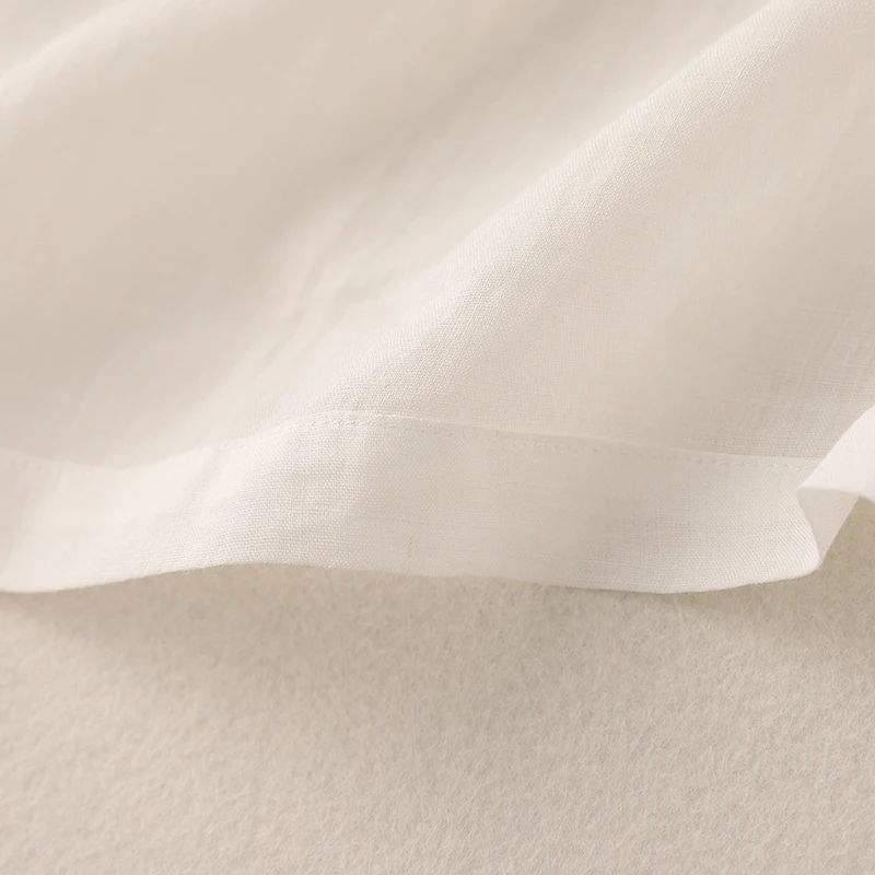 Feminino linho v-ne cinta dr verão solto a linha midi dr algodão mistura de linho confortável camada base longa dr