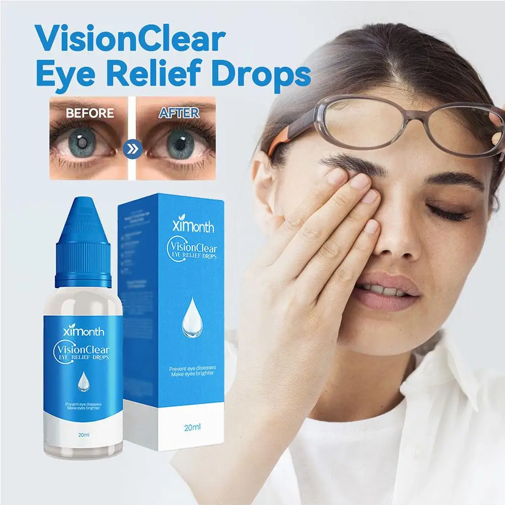 Cataract Eye Treatment Medicine For Black Shadow Cloudy Eyeball Removal Blurred Vision Cure Eye Drops 20ml