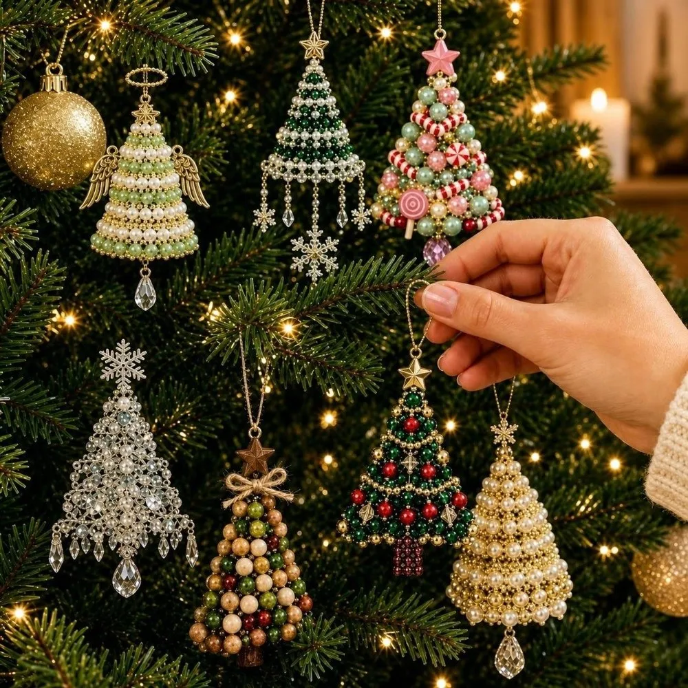 DIY Beaded Christmas Ornament 1