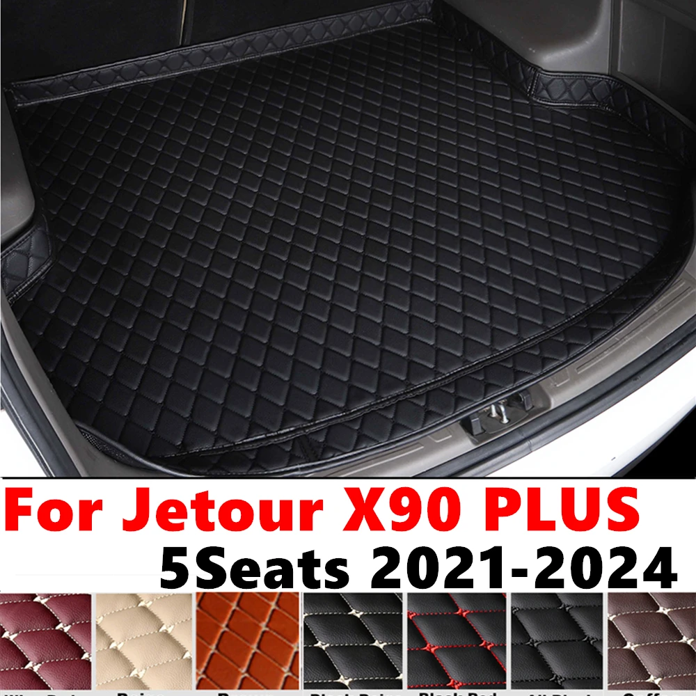 

Высококачественный коврик для багажника автомобиля Jetour X90 PLUS, 5 мест, 2024-2023 XPE, Задний защитный чехол для груза, подкладка для багажника, коврик для багажа