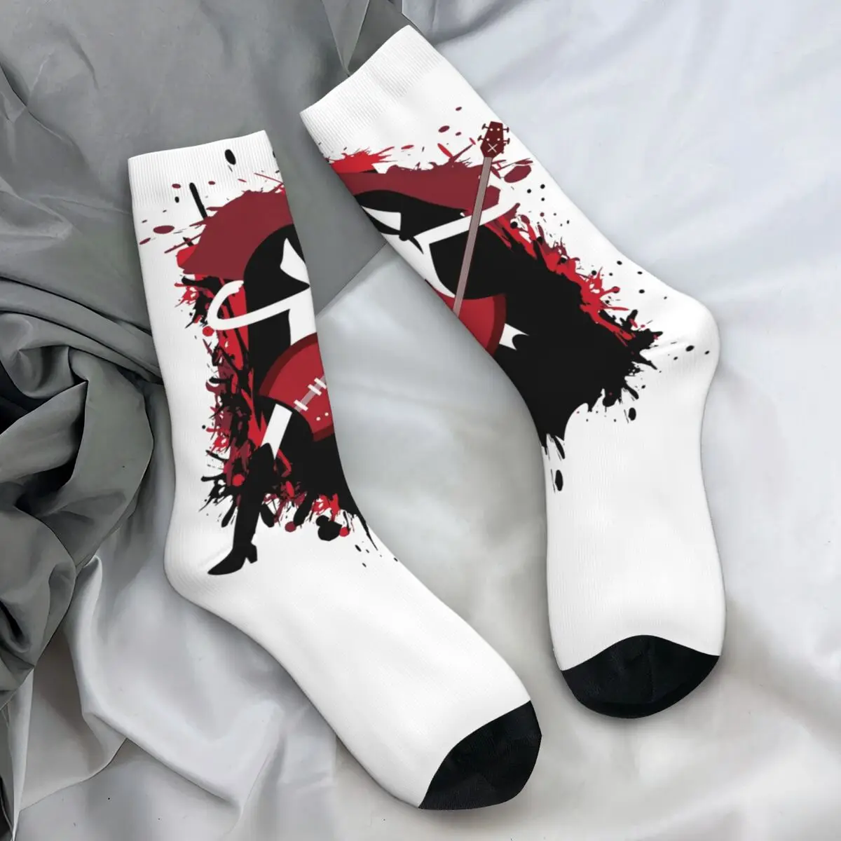 Calcetines de mujer y hombre Adventure Time Marceline Vampire Queen medias otoño ocio calcetines suaves cálidos correr deportes calcetines antideslizantes