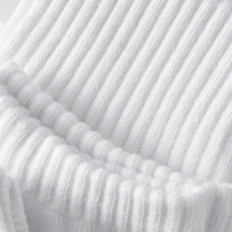 10/20/30 Paar neutrale, einfarbige, wadenlange, runde Socken für Frühling und Herbst, schweißabsorbierend, atmungsaktiv, Ganzjahres-Sportsocken – Detail 6