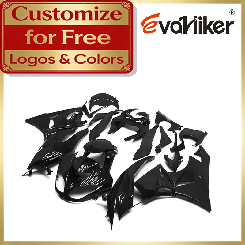 

Custom Motorcycle Fairing Full Body Fairings ZX6R 2009 2010 2011 2012 ABS Plastic For Kawasaki Injection Mold Black Color