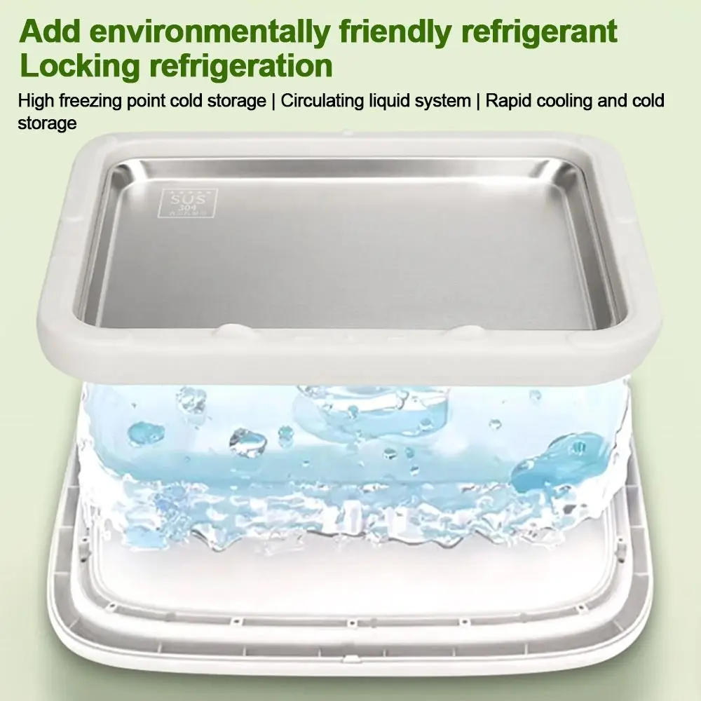 

Мороженица из нержавеющей стали, быстрая замораживающая многофункциональная машина для замороженного йогурта, электрическая машина для приготовления йогурта, домашняя машина