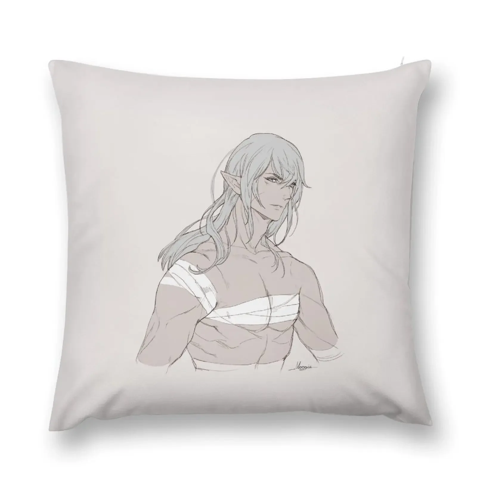 Estinien (Bust) Throw Pillow Christmas Covers For Cushions Cushion Cover Luxury pillow