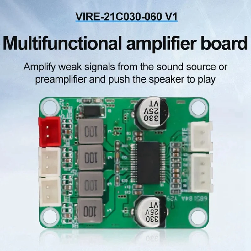 TPA3118D2 Digital Stereo Audio Amplifier Board 30W&30W 2.0 Channel Amplifier Module DC 12-24V Audio Amplifier Module