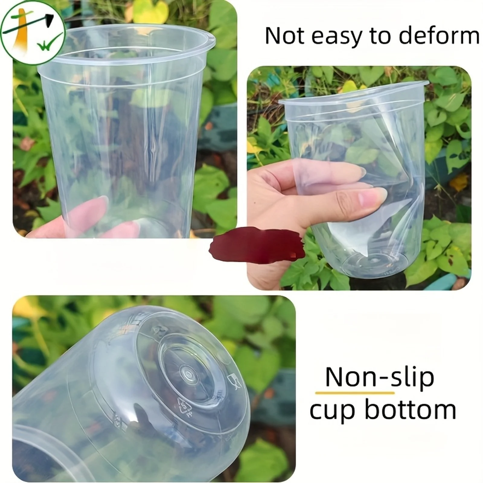 Hydroponic Seed Starter Pots Clear Plastic Cylindrical Seedling Pots With Dome Self Watering Nursery Pots Succulents Vegetables
