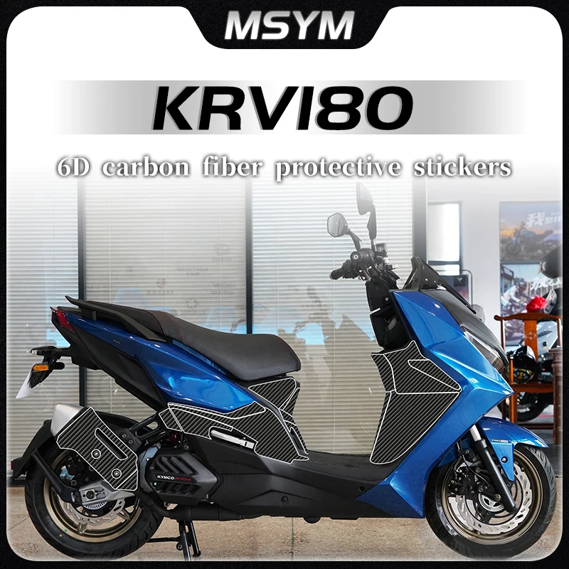 

For KYMCO KRV180 KRV 180 krv180 krv 180 6D Carbon fiber sticker protective sticker body film waterproof modification