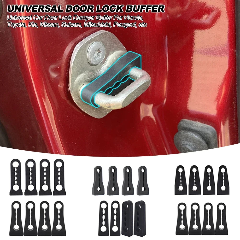 4PCS Car Door Lock Damper Buffer For Toyota Nissan VW Hyundai KIA Peugeot Audi Honda Subaru Deadener Seal Shock Absorbing - view 5