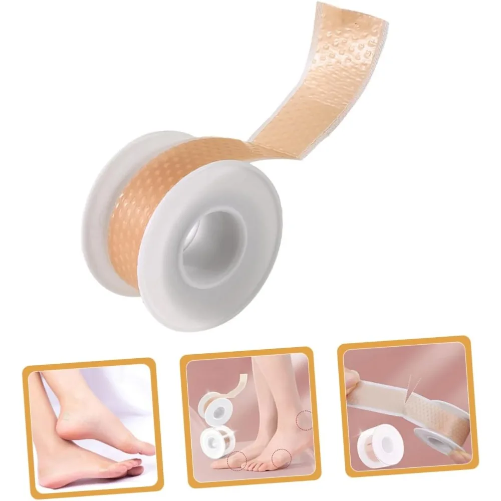 1Roll Heel Cushion Stickers Wear Transparent Heel Protectors Comfortable Foot Grips for Blister Prevention Foot Protection