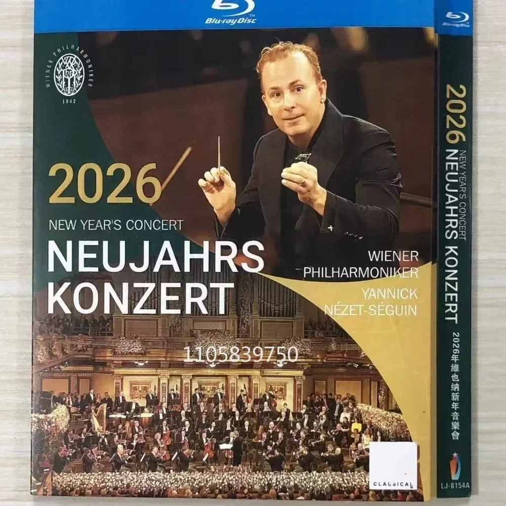 2026 New Year's Concert Neujahrs Konzert Wiener Philharmoniker Classical Blu-ray Complete Box DVD