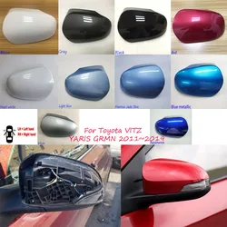 Car Accessories For Toyota Vitz 2011~2019 Rearview Mirror Cover Reverse Mirror Shell Mirror Case Housing