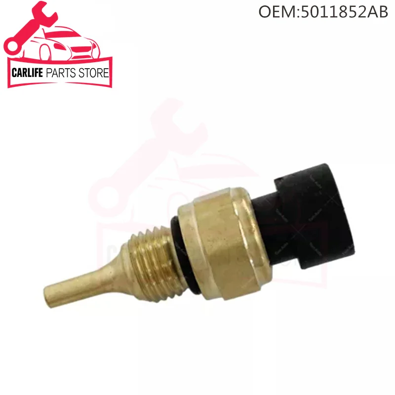 5011852AB 4954905 3865312 for Cummins Dodge RAM 2500 3500 5500 Diesel Nissan Titan XD 5.9L 6.7L Coolant Water Temperature Sensor