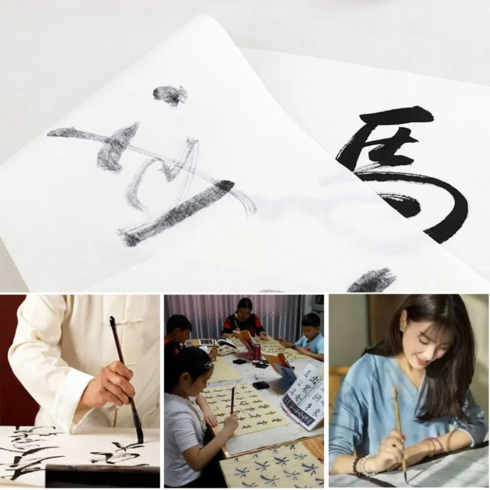 35Cm X 100M High Quality Chinese Calligraphy Paper Suitable for Beginners Artists Brush Painting Seal Making Lampshade Craft
