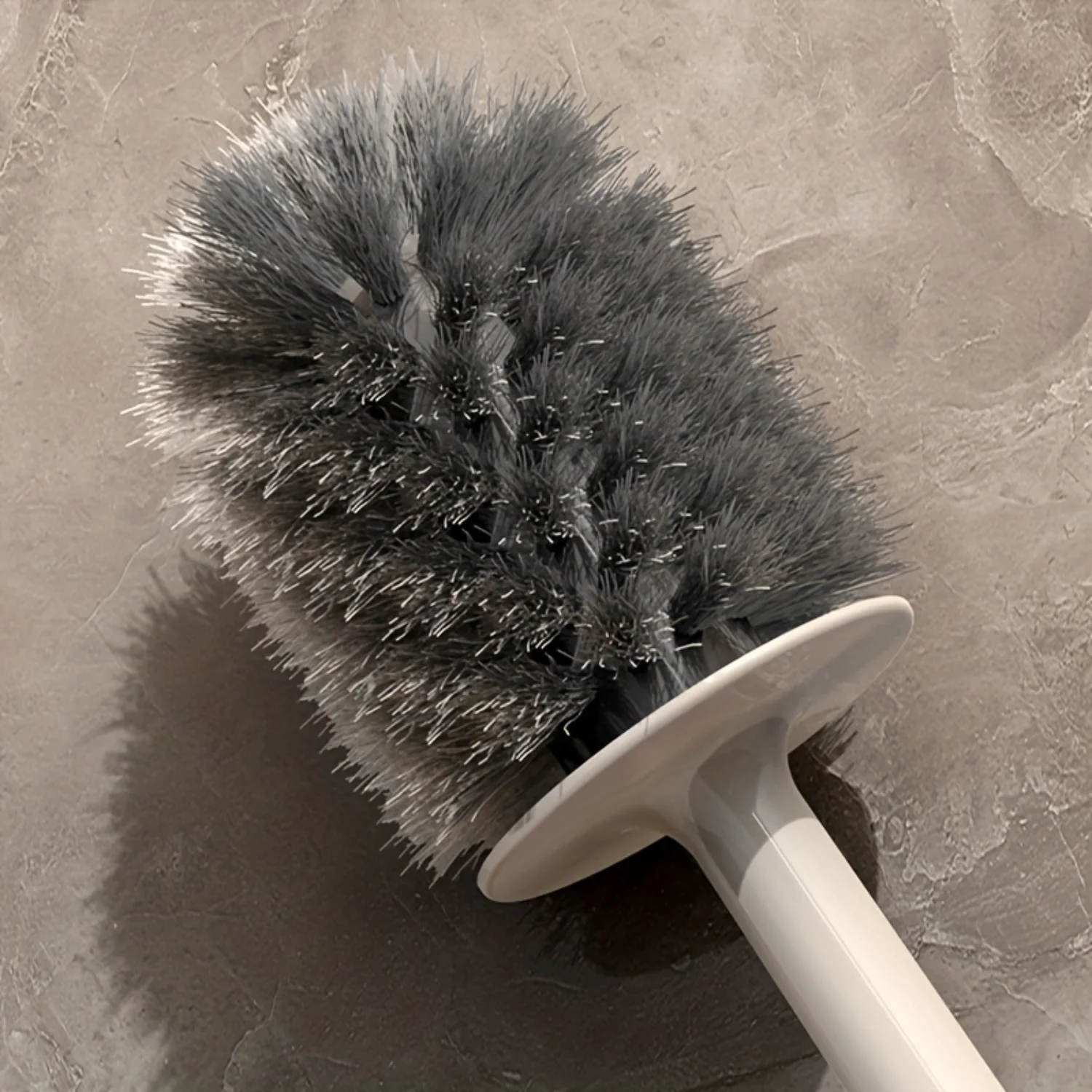 Luxe Toilet Brush Set - Wall-Mounted, Efficient Corner Cleaning Design, with  Rack - Ideal for Bathroom Maintenance Toilet brush