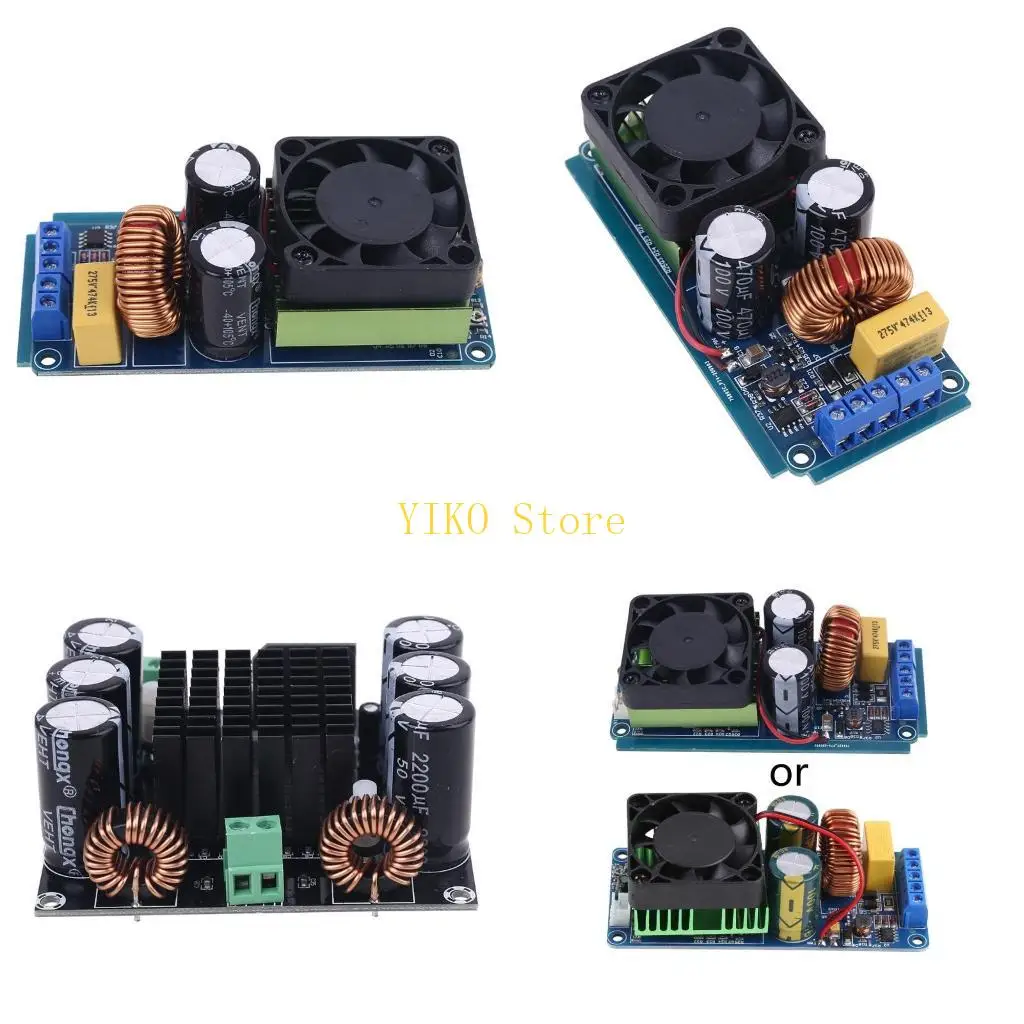 K32C IRS2092S 500W Mono Channel цифровой усилитель класса D Стадия D Hifi Power Amp Poard LM3886 с фанатом