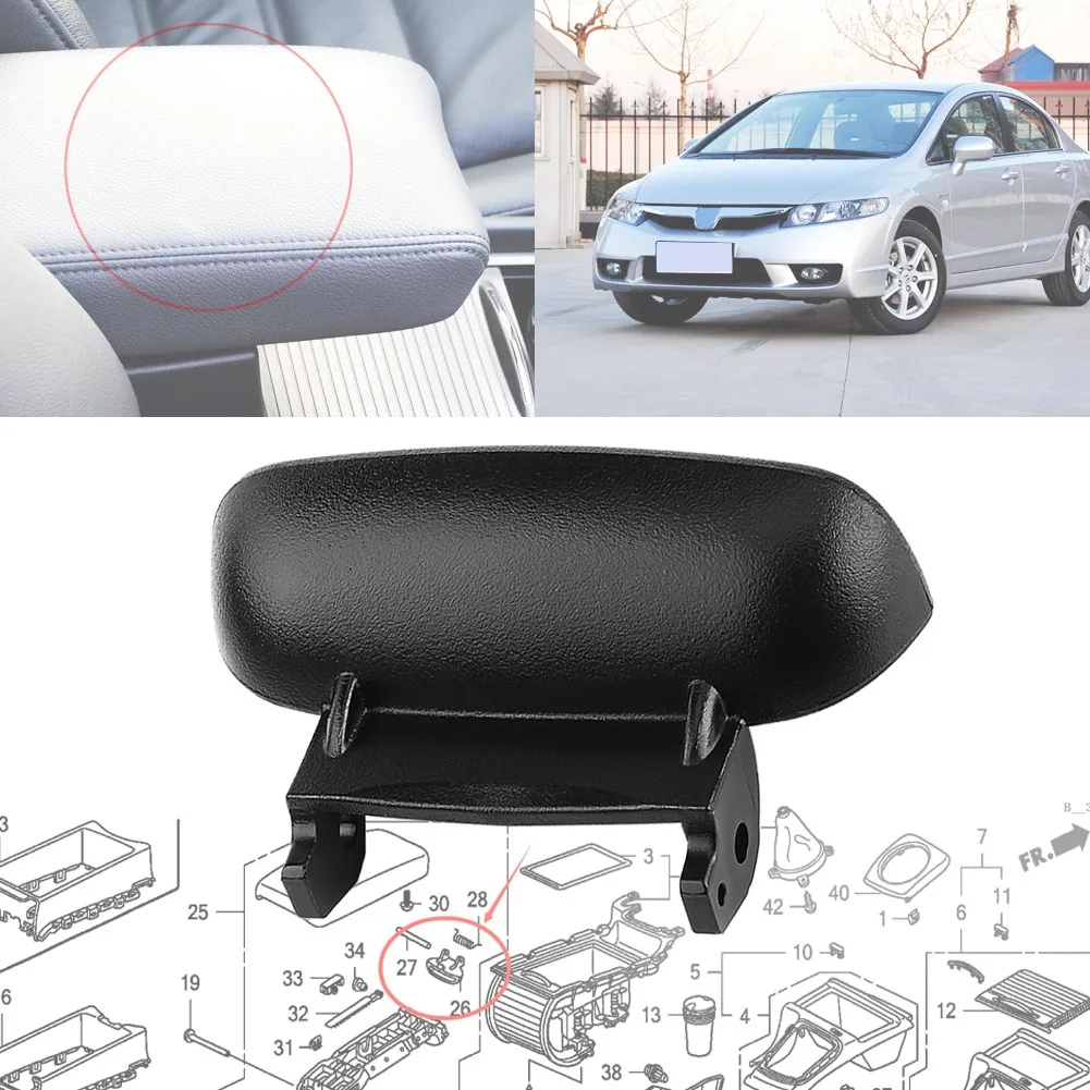 New Armrest Cover Lock Center Console Latch Fits For Honda Civic 2006-2011 83451 SNA-A01ZA