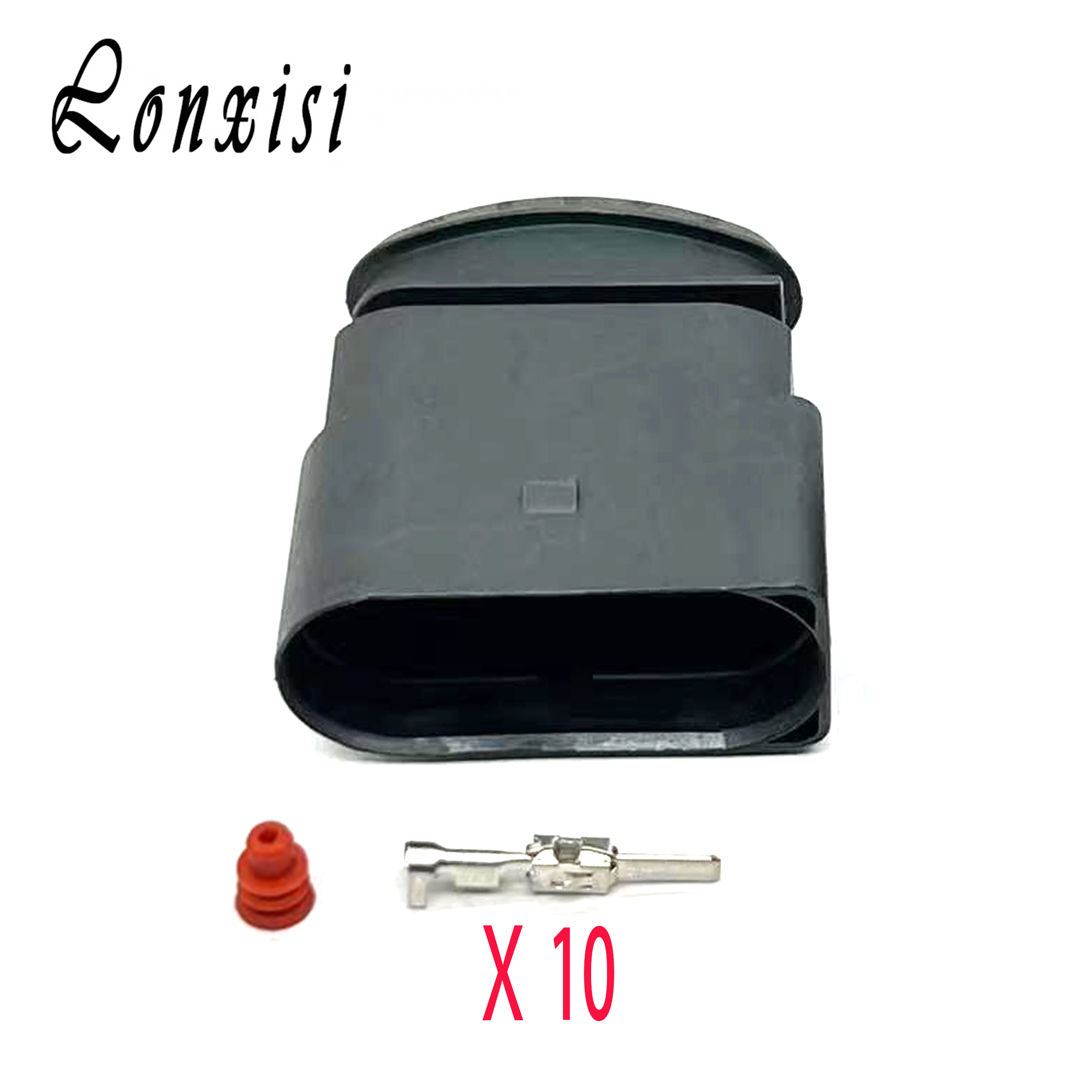 10 Pin 1J0973835 1J0973735 Spina del sensore di temperatura Valvola di sgonfiaggio impermeabile Connettore Presa faro alogeno per Jetta Mk4 Passat