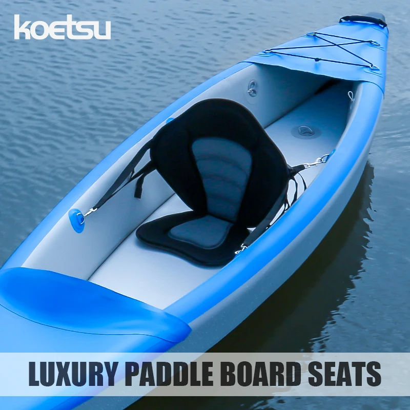 KOETSU SUP Board Accessories Surfboard Paddle Board Seat Inflatable Boat Kayak Canoe Adjustable Eva Backrest cCushion Folding