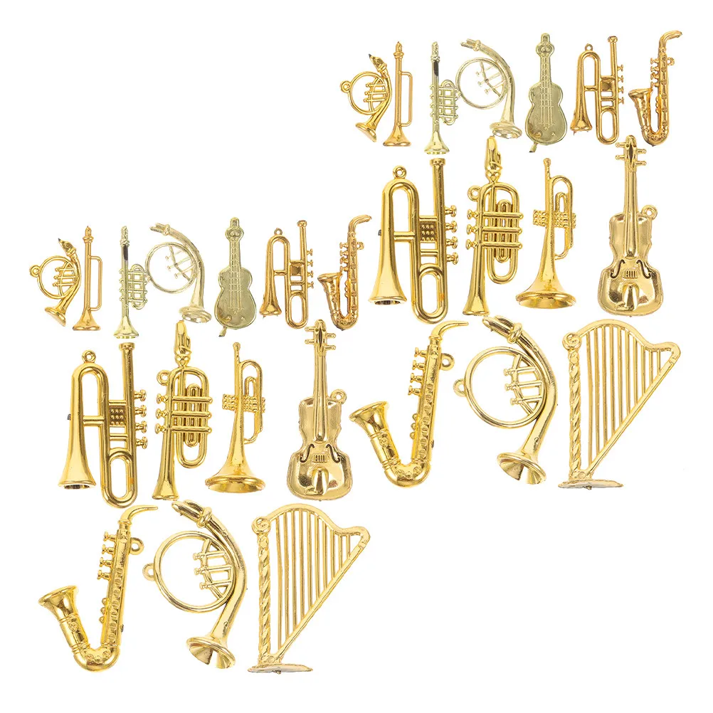 Miniature Instruments Small Music Decoration for Crafts Musical Models Pendant Violin Ornaments
