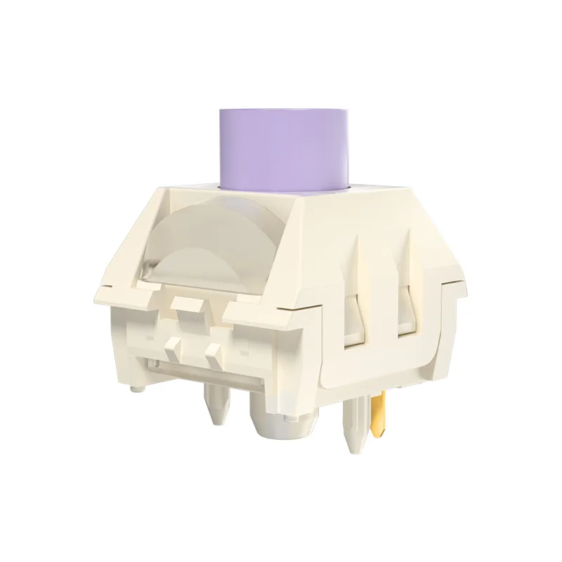 Imagem -04 - Kailh Box Taro Ice Cream Teclado Switch Pro Rapid Silver Full Pom Gatilho Rápido Interruptor de Teclado Mecânico Leve