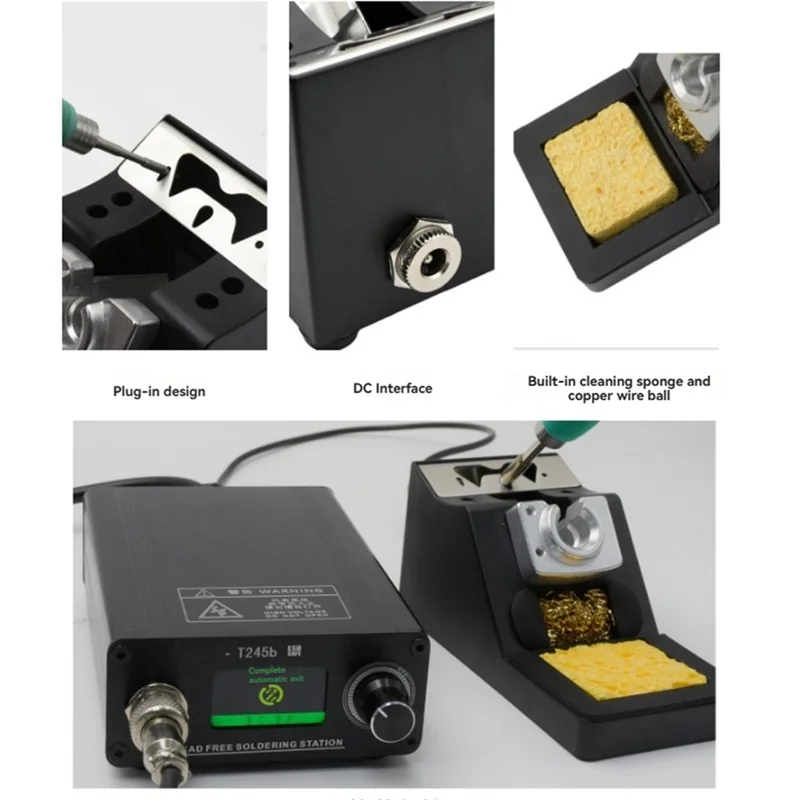 A53Q-Soldering Iron Holder With Sleep Function Universal Multifunctional C210/C245 Handle For Power Station Tools