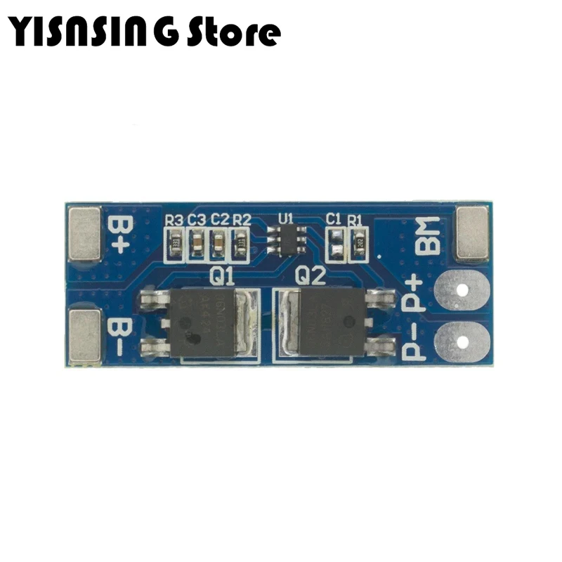2 series 7.4V lithium battery protection board 8A working current 15A current limit/Overcharge discharge protection