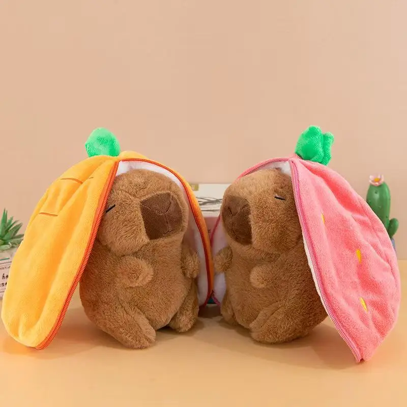 

Transformed Zipper Sanrio Kulomi Kapibala Doll Cartoon Doll Capybara Doll Gift