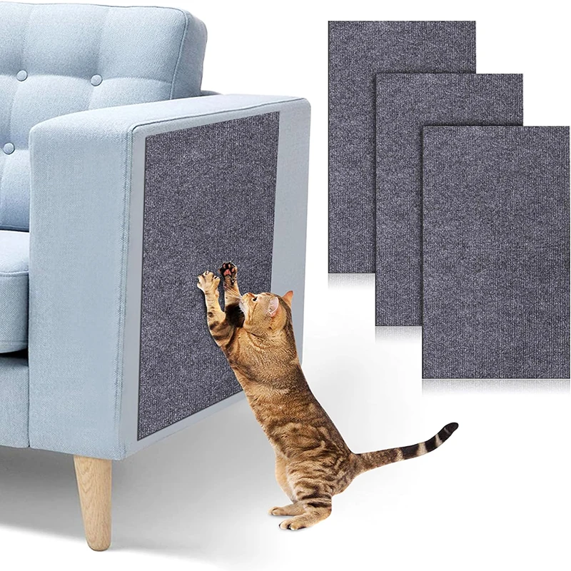 DIY Sofa Protection Pads Self-adhesive Anti Cat Scratch Carpet   Furniture Wall Protectors Cover Stickers Cats Scratch Board Mat