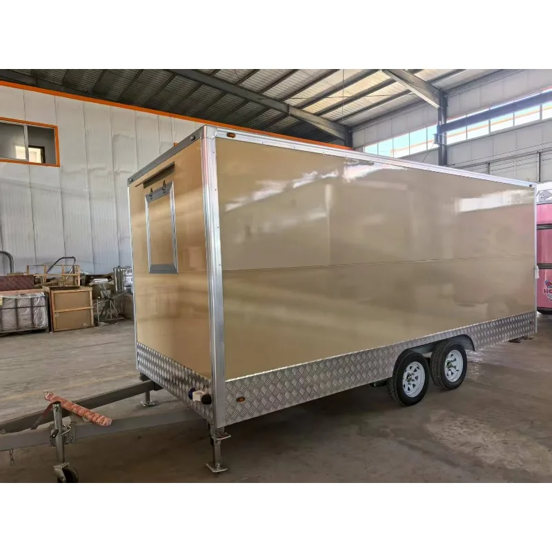 هوت دوج بيتزا القهوة الآيس كريم مقطورة الغذاء المتنقلة المطبخ سريع الحركة الوجبات السريعة مقطورة الغذاء مركبة للبيع