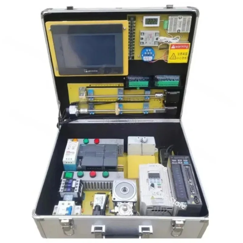 Customized S7-200 PLC Training Kit Practice Box Learning HMI Screen Programming Teaching