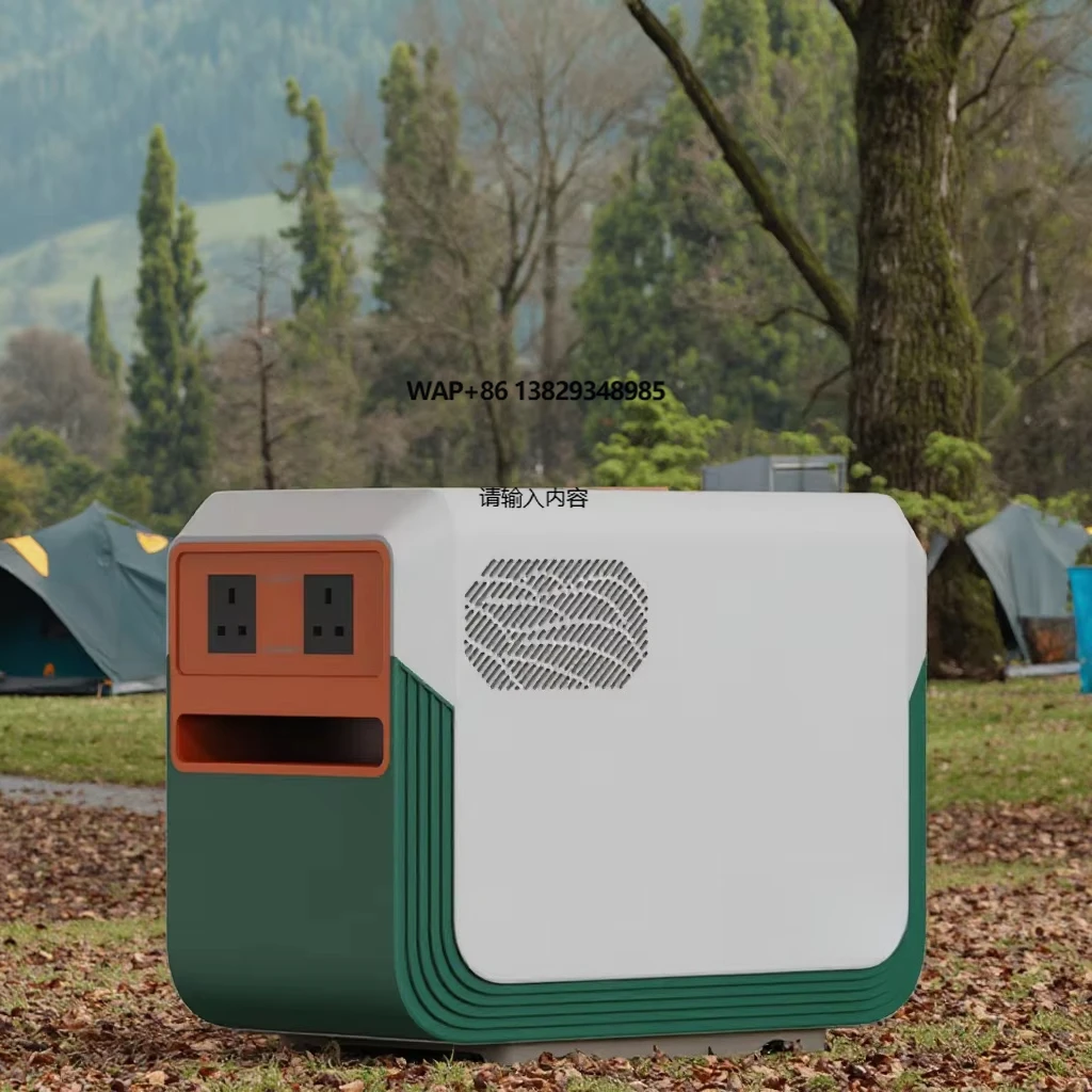 Outdoor camping portable 3600 watt solar generator and backup power 1200 watt MPPT pure sine wave external battery