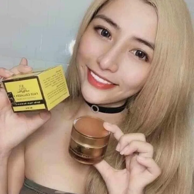 

20g Face Colagen X3 Reduces Dark Skin Blemishes, White, Smooth Skin Brightening Firm Moisturizing and Anti-aging