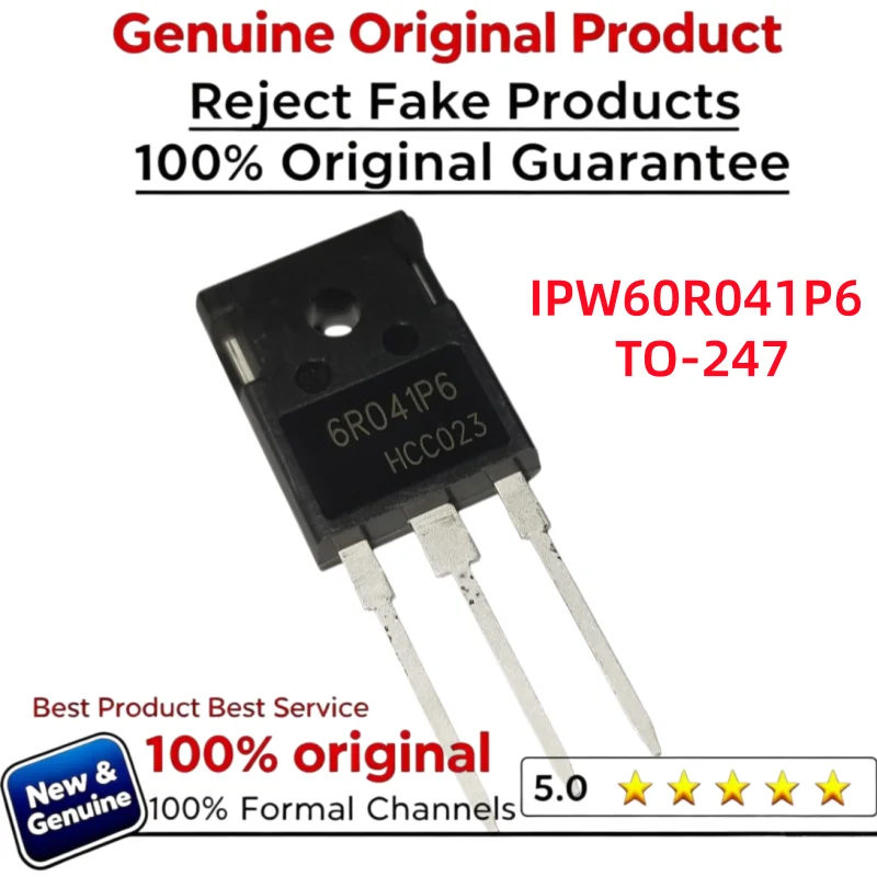5-10 pieces 100% new original Imported IPW60R041P6 TO247 6R041P6 600V 77A TO-247 MOS quality In Stock