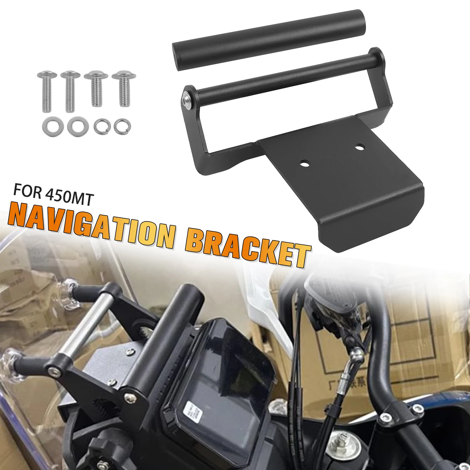 

For CFMOTO 450 MT 450MT 2024 2025 Motorycle Phone Holder GPS Navigation Mounting Extension Bracket Stand Holder Support