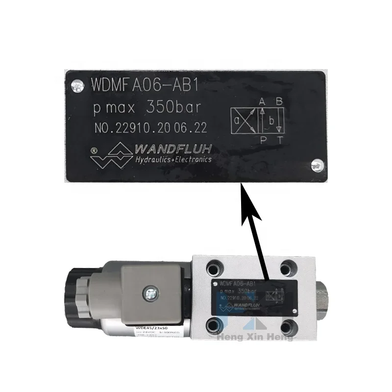 

WANDFLUH hydraulic solenoid valve WDMFA06-AB1/WD AB2 WDE45/23*50 Voltage 24VDC 230VAC Industrial hydraulic valves